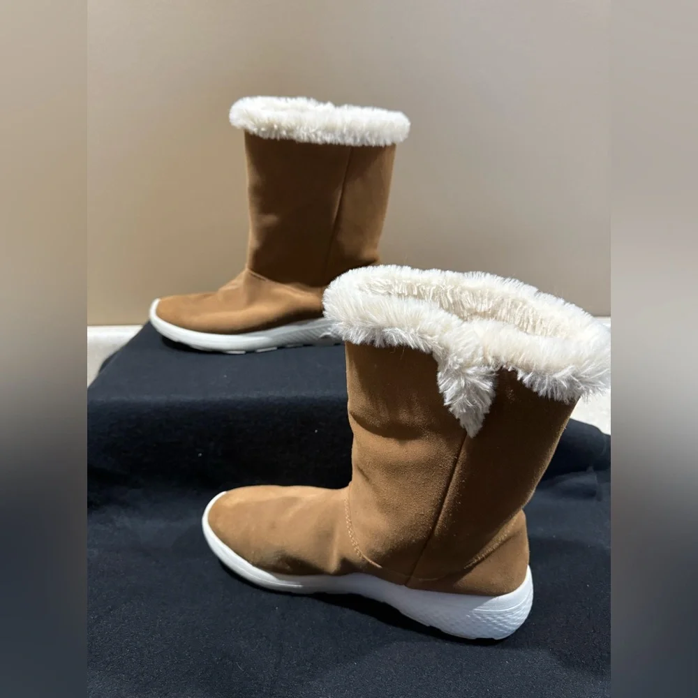 SKECHERS Leather SUEDE Boots GOGA Mat